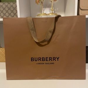 Burberry gift bag